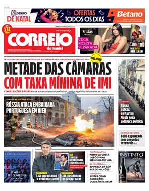 Capa de Correio da Manhã