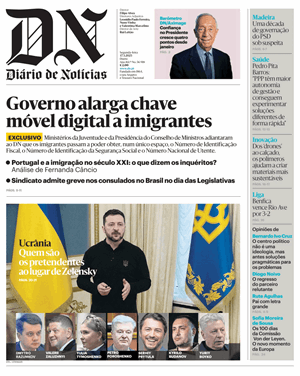 Capa de Diário de Notícias