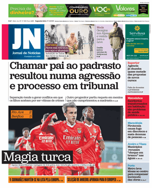 Capa de Jornal de Notícias
