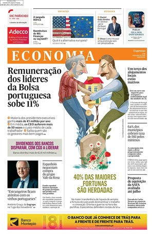 Capa de Expresso Economia