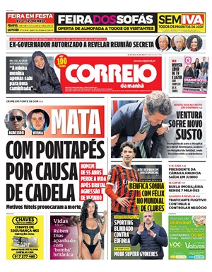 Capa de Correio da Manhã