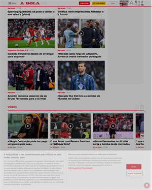 Capa de A Bola