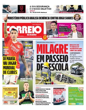 Capa de Correio da Manhã
