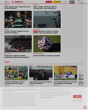 Capa de A Bola