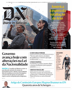 Capa de Diário de Notícias