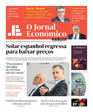 Capa de Jornal Económico