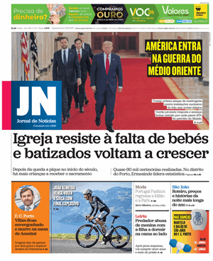 Capa de Jornal de Notícias