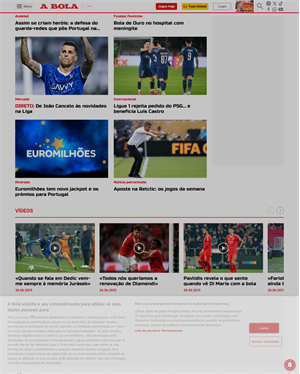 Capa de A Bola
