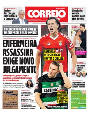 Capa de Correio da Manhã