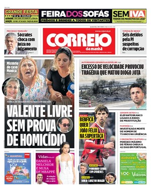 Capa de Correio da Manhã