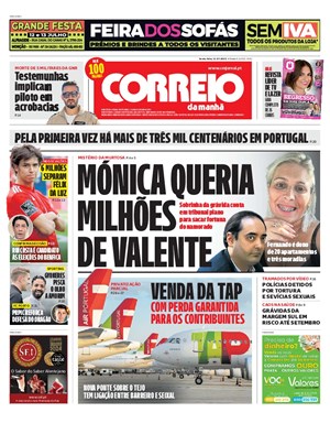 Capa de Correio da Manhã