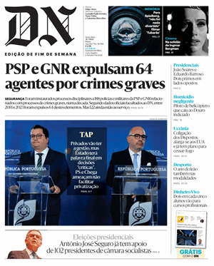 Capa de Diário de Notícias