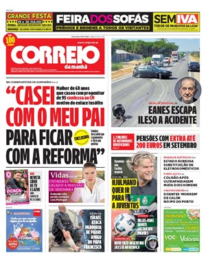 Capa de Correio da Manhã