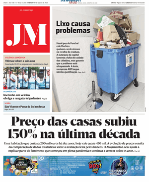 Capa de Jornal Madeira