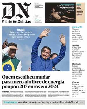 Capa de Diário de Notícias