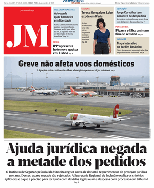 Capa de Jornal Madeira