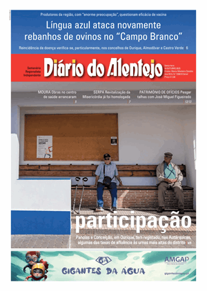 Capa de Diário do Alentejo