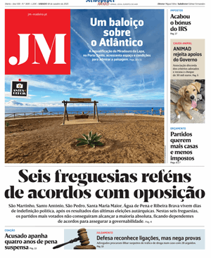 Capa de Jornal Madeira