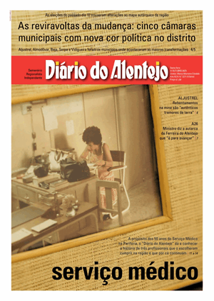 Capa de Diário do Alentejo
