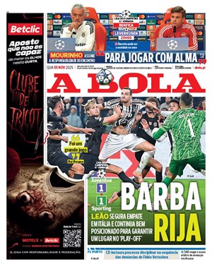 Capa de A Bola