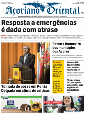 Capa de Açoriano Oriental