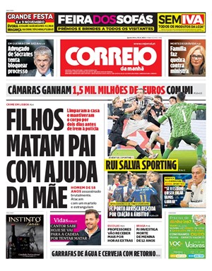 Capa de Correio da Manhã