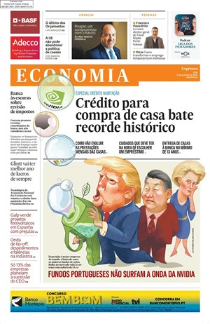 Capa de Expresso Economia