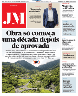 Capa de Jornal Madeira
