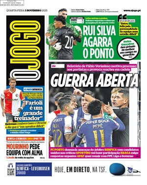 Capa de O Jogo