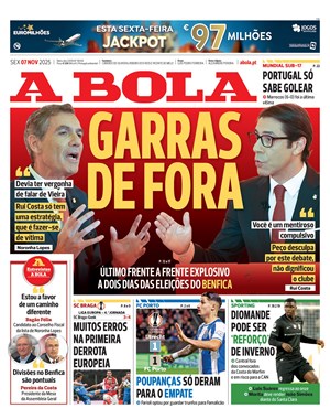 Capa de A Bola