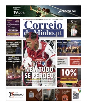 Capa de Correio do Minho