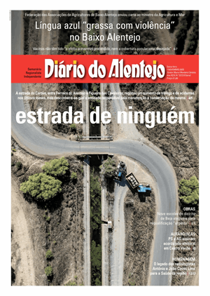 Capa de Diário do Alentejo