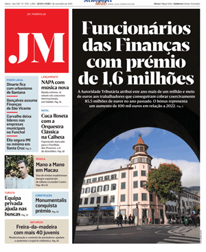 Capa de Jornal Madeira