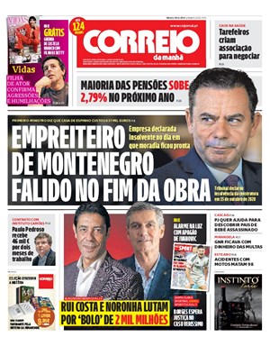 Capa de Correio da Manhã