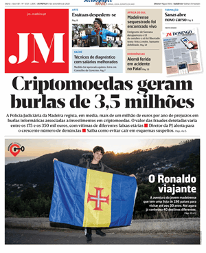 Capa de Jornal Madeira