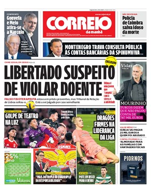 Capa de Correio da Manhã