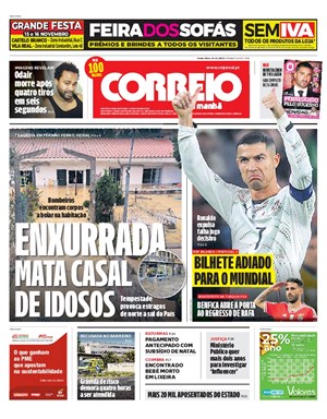 Capa de Correio da Manhã