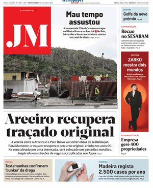 Capa de Jornal Madeira