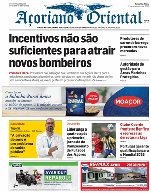 Capa de Açoriano Oriental