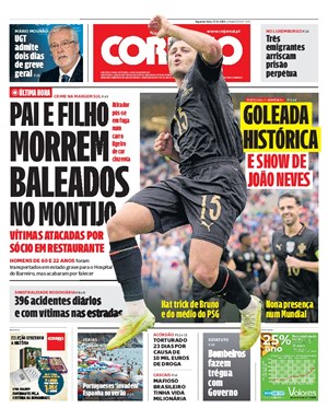 Capa de Correio da Manhã