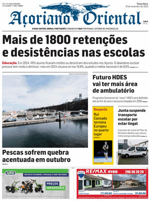 Capa de Açoriano Oriental