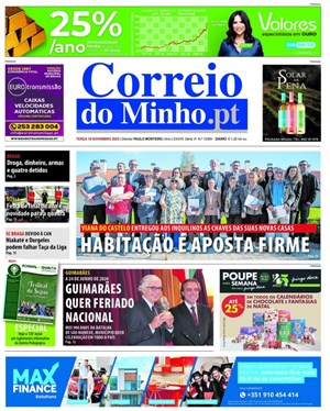 Capa de Correio do Minho