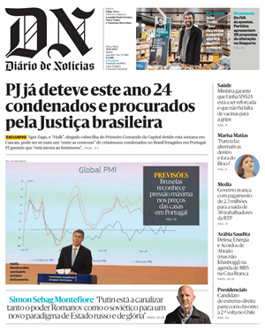 Capa de Diário de Notícias