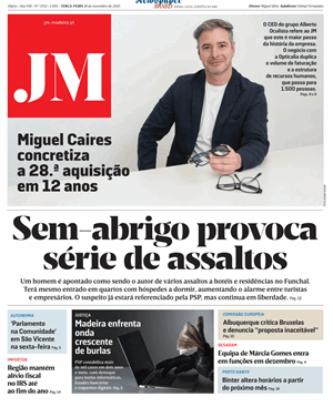 Capa de Jornal Madeira
