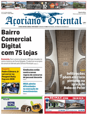 Capa de Açoriano Oriental