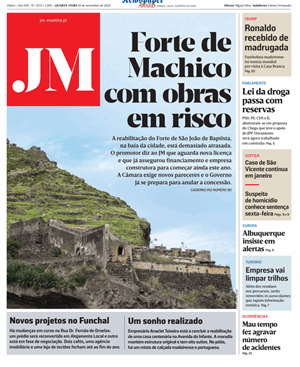 Capa de Jornal Madeira