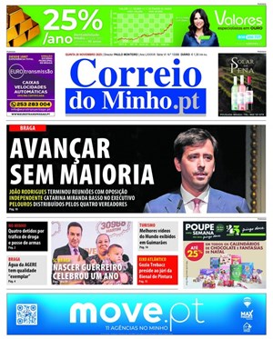 Capa de Correio do Minho