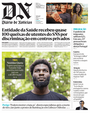Capa de Diário de Notícias
