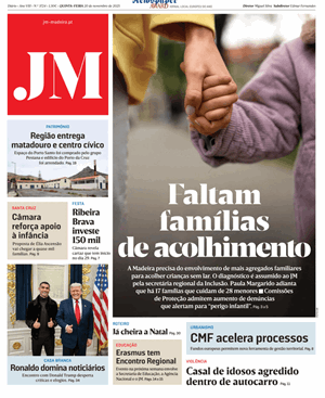 Capa de Jornal Madeira