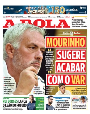 Capa de A Bola